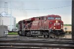 Eastbound grain train comes off the loop track